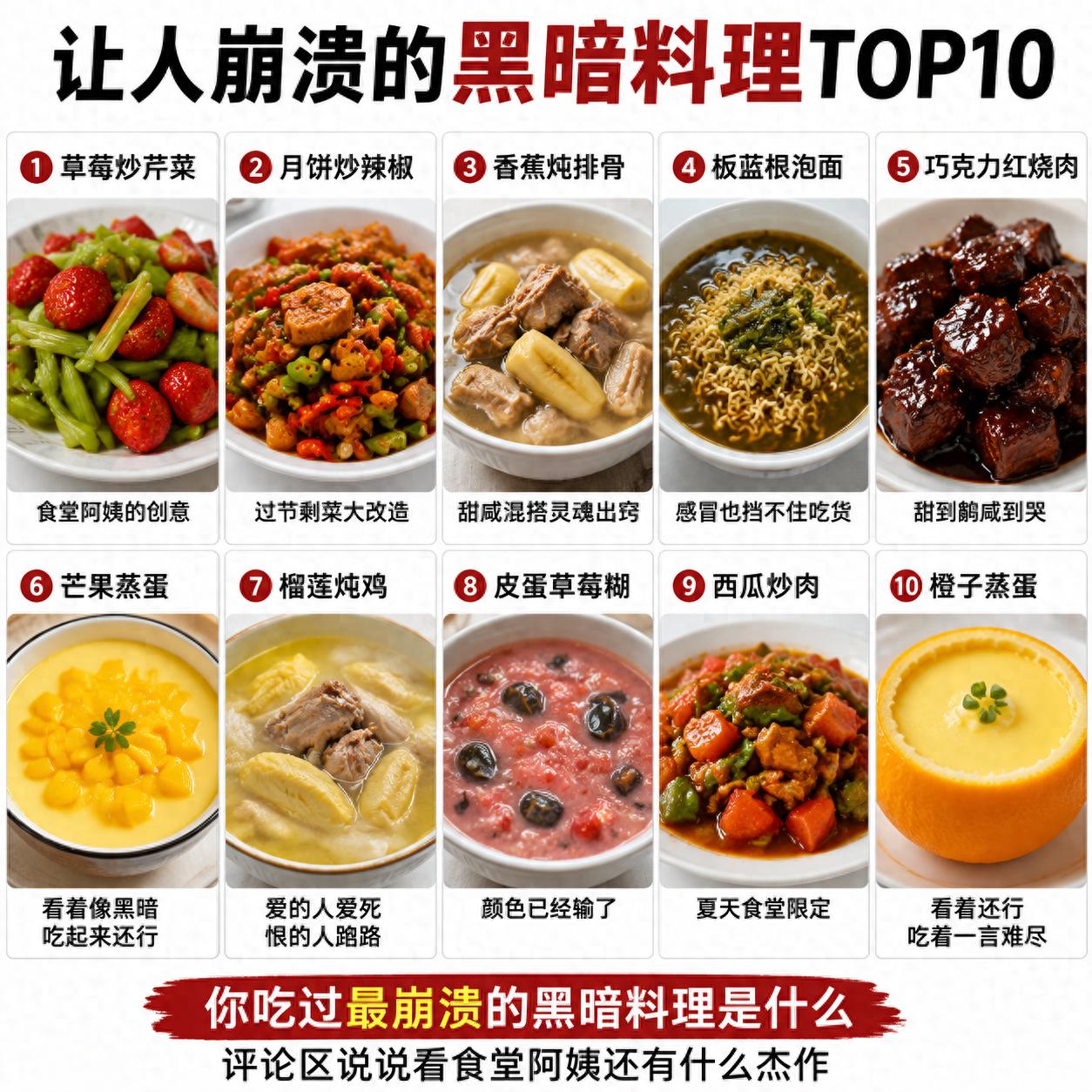 让人崩溃的黑暗料理大全·看着就崩溃（评论区见）