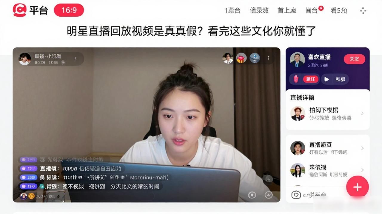 明星直播回放视频是真是假？看完这篇文章你就懂了